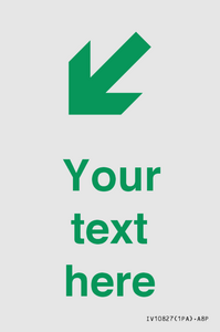 Custom Safe Condition inverse: Green Down left right arrow